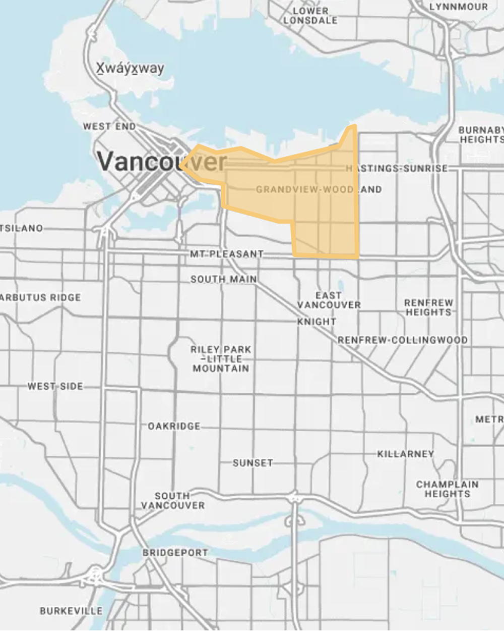 PCN 2 region on city map